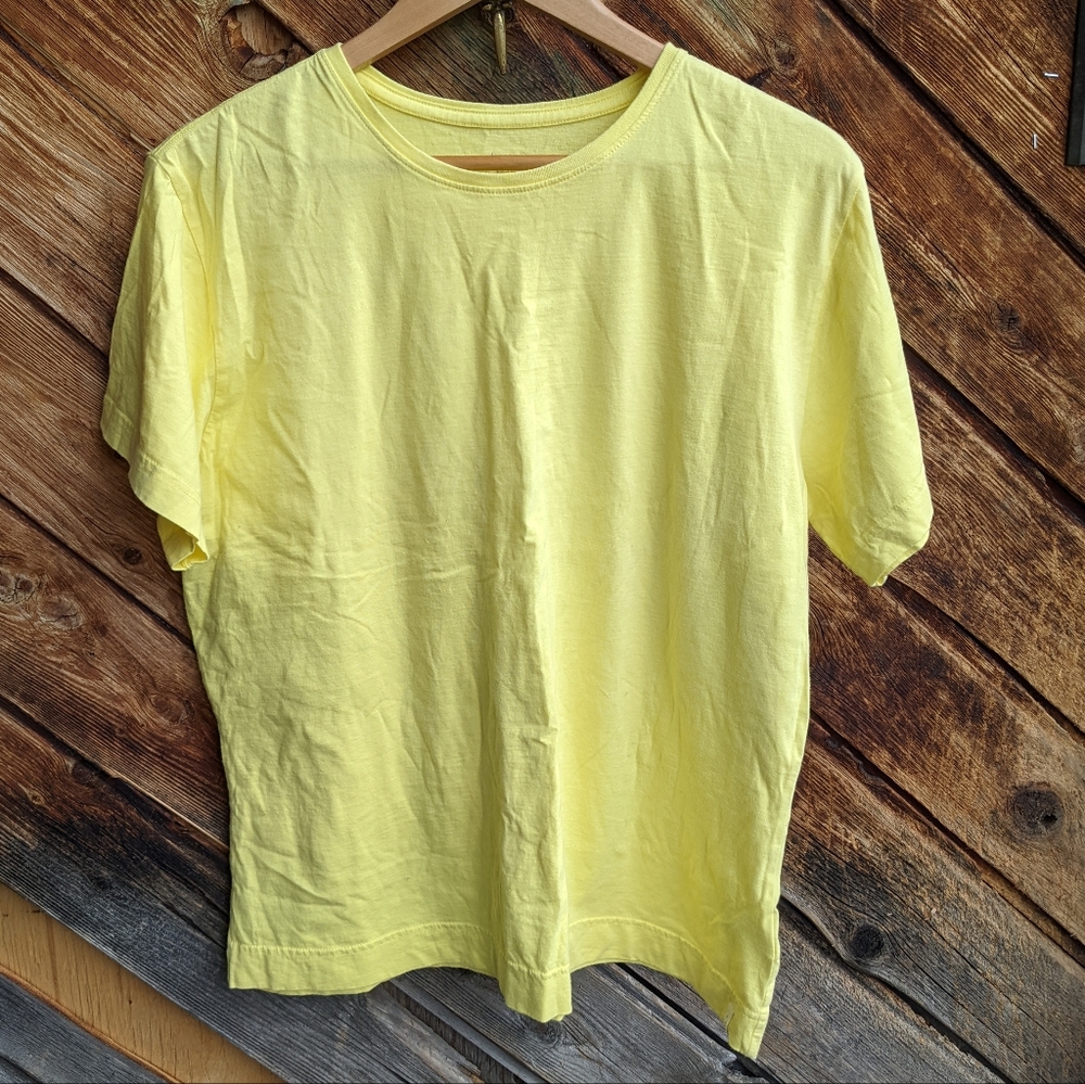 MEC Women's organic cotton short sleeve t-shirt in a sunny yellow XXL - Picture 5 of 5